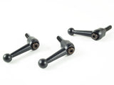 03015 M6 Zinc alloy solid adjustable handle  Black