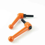 03015 M10 Zinc alloy solid adjustable handle -Orange color