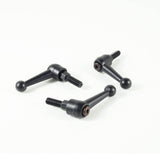 03015 M6 Zinc alloy solid adjustable handle  Black