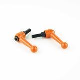 03015 M6 Solid Zinc alloy Adjustable handle -Orange